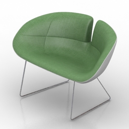 armchair green 3D Model Preview #8ec47ba5