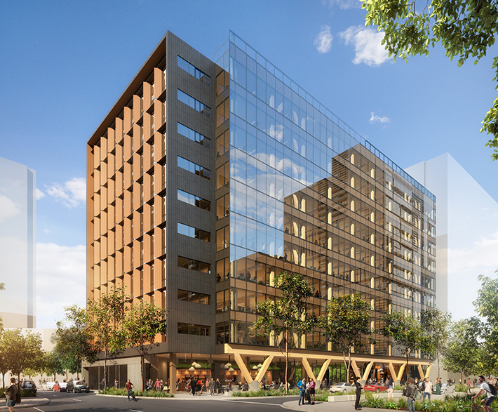 5 King - tallest engineered timber building, Brisbane, Australia