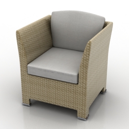 3D Armchair preview