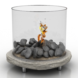 fireplace bio 3D Model Preview #49a463bf