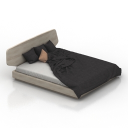 bed novamobili diletto 3D Model Preview #2bfb0f7b