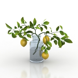vase lemon 3D Model Preview #cb8c77ce
