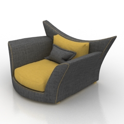 armchair 3D Model Preview #b351d1f3