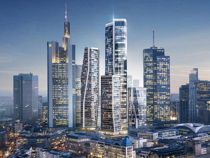 Urban city quarter by UNStudio, Frankfurt, Germany