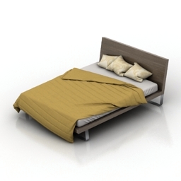 bed jesse letti 3D Model Preview #9f5b0749