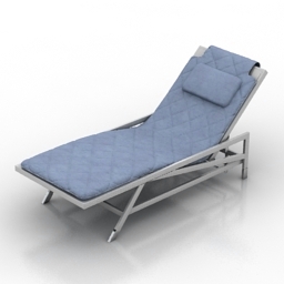 lounge smania panarea 3D Model Preview #2ccdd904