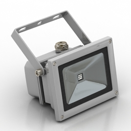 lamp led spotlight 3D Model Preview #29d3da20