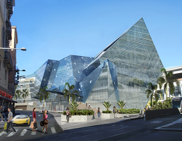 Thiers Train Station by Studio Libeskind, Nice, France