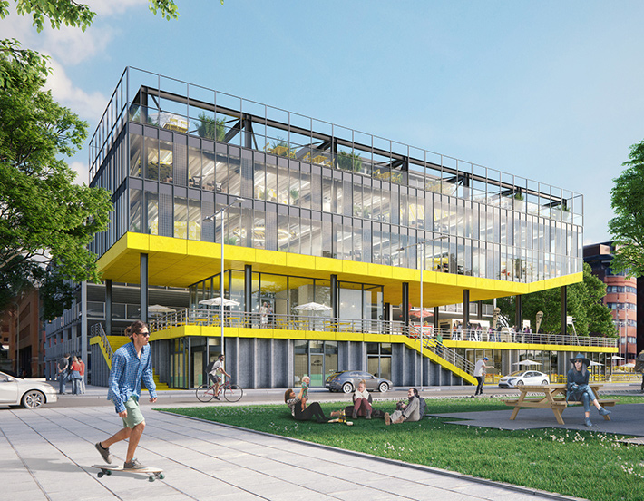 ZIP2516 mixed-use building, The Hague, The Netherlands