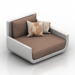 3D Armchair preview