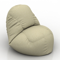3D Bag chair preview