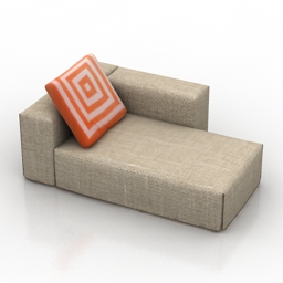 sofa 6 3D Model Preview #cddce1d9