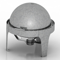 chafing dish 3D Model Preview #ad308cf7