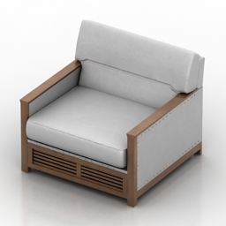 3D Armchair preview