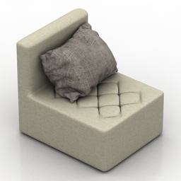 3D Armchair preview