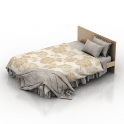 bed ikea malm 3D Model Preview #aab46903