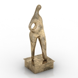 sculpture mirra 3D Model Preview #8b6d3f96
