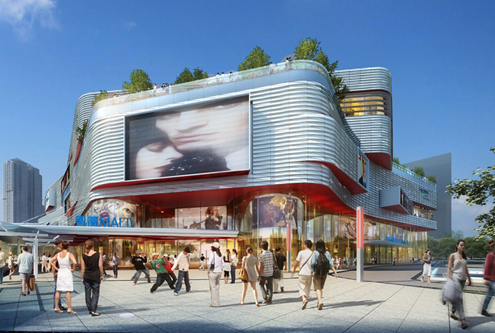CapitaMall Xinduxin by Laguarda.Low Architects, Qingdao, China