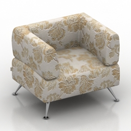 3D Armchair preview