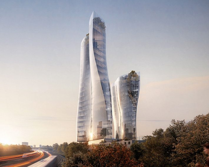 Scalo Farini and Valtellina towers, Milan, Italy