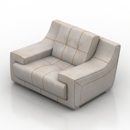 armchair - 3D Model Preview #665f33e1
