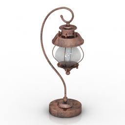 lamp favourite lucciola retro 3D Model Preview #581f43c2
