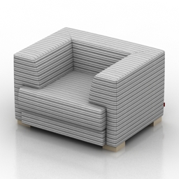 3D Armchair preview