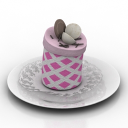 cake - 3D Model Preview #a2ab8d96