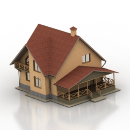 house 3D Model Preview #4cd4a931