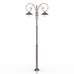 3D Lamppost preview