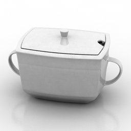 pot 2 3D Model Preview #ff55068d