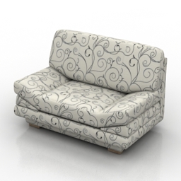 3D Armchair preview