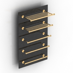 3D Towel rail preview