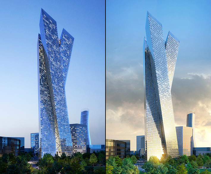 Osmose Tower by Jean-Michel Wilmotte, Paris, France