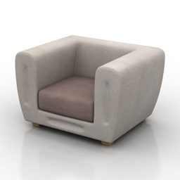 3D Armchair preview