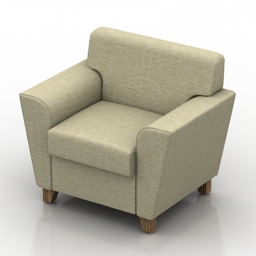 3D Armchair preview