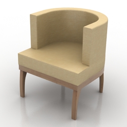 3D Armchair preview
