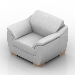 3D Armchair preview