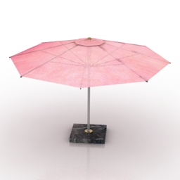 umbrella cafe 3D Model Preview #69e70017