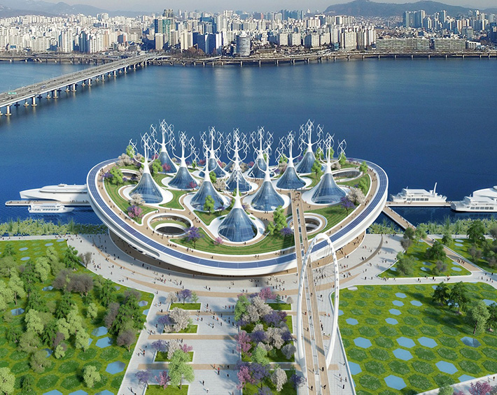 Yeouido Han River Park & Ferry Terminal, Seoul, South Korea