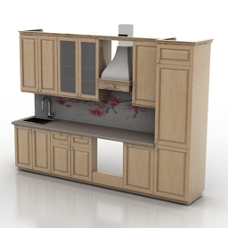 kitchen nicolle provance 3D Model Preview #11421b8b