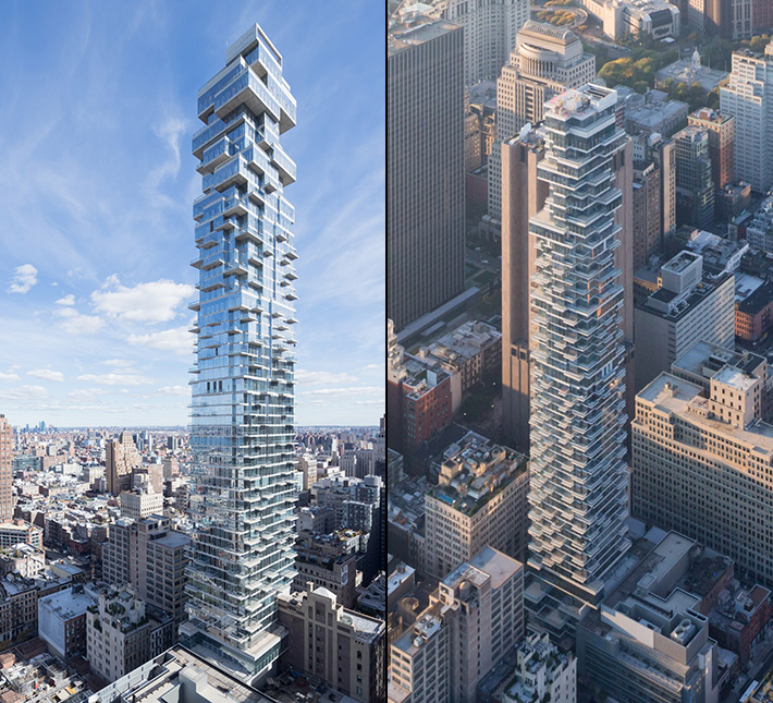 56 Leonard Tower by Herzog & de Meuron, New York, USA
