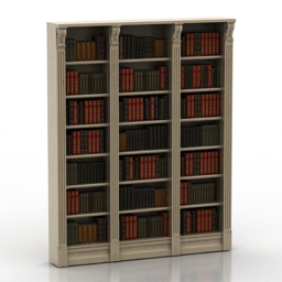 3D Bookcase preview