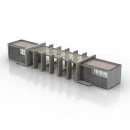 3D Bus stop preview