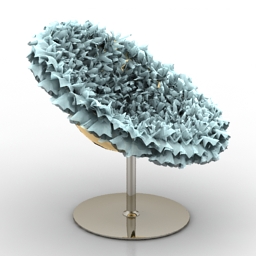 armchair bouquet moroso 3D Model Preview #e2c8f8fd