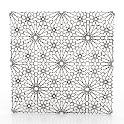 panel asian decor 3D Model Preview #2dfea883