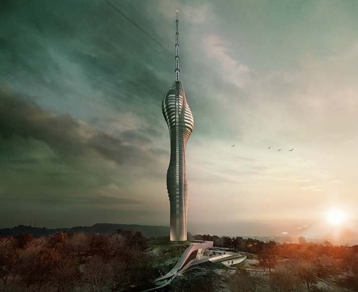 Kucuk Camlica TV Tower, Istanbul, Turkey
