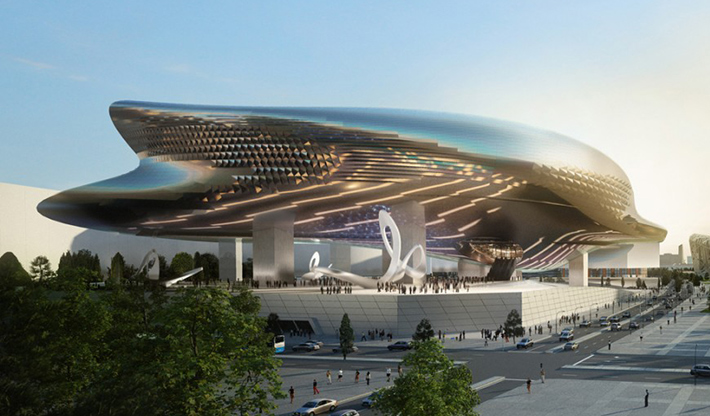National Art Museum by Coop Himmelb(l)au, Beijing, China