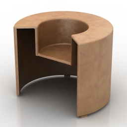 3D Armchair preview