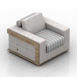 3D Armchair preview